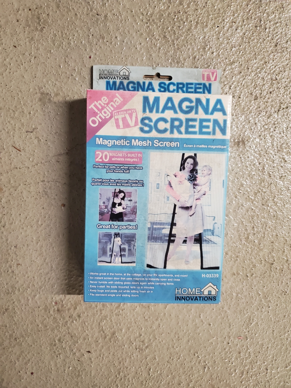 Magna Screen Magnetic Mesh Screen - Blue